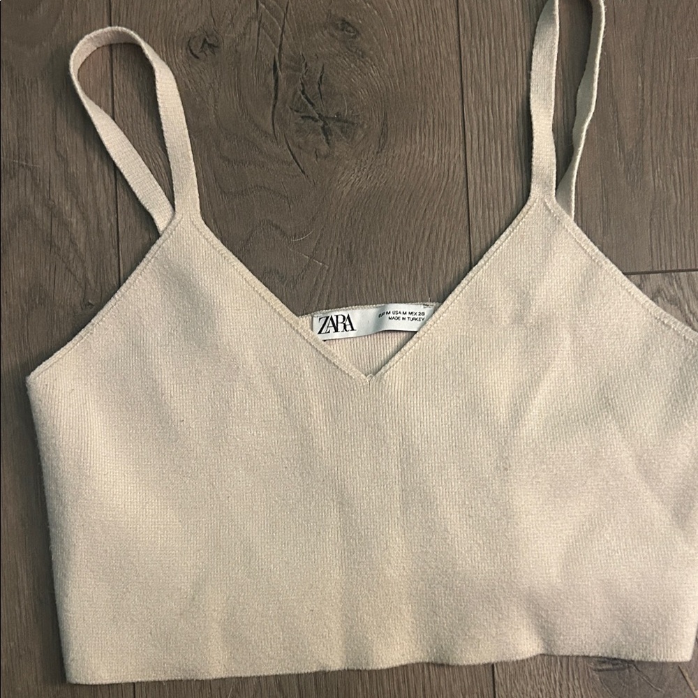 Zara Cream Camisole Top